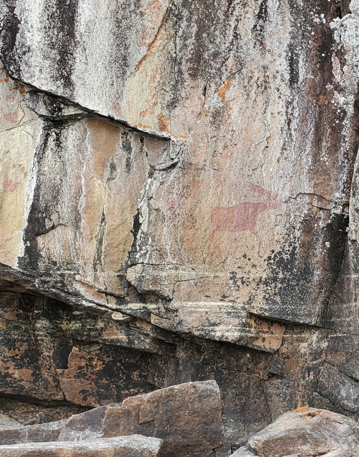 Pictographs on lac la croix